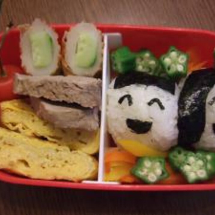 幼稚園児の七夕お弁当　天の川弁当